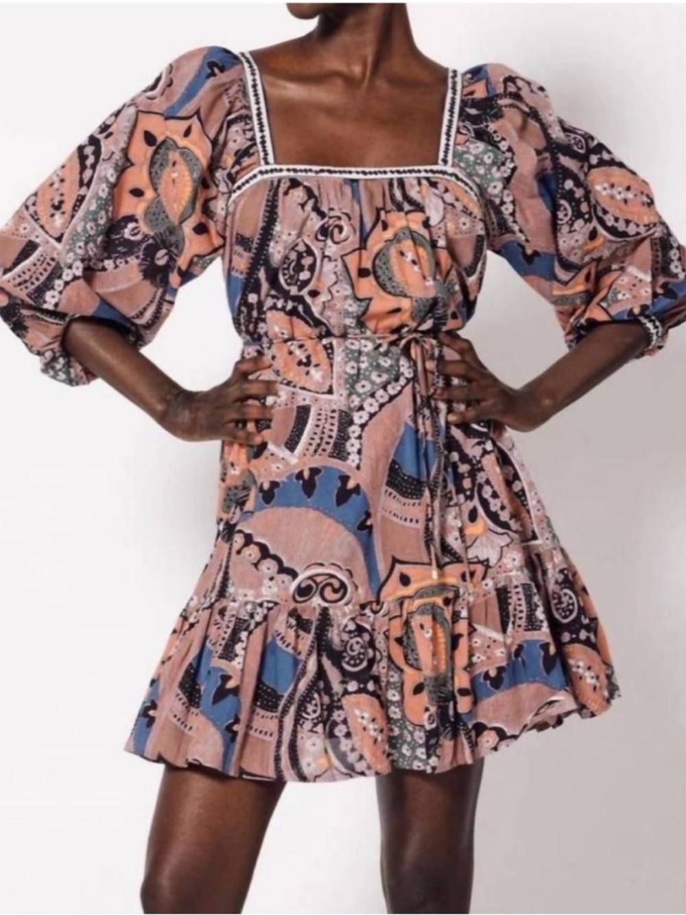 Cleobella - Malia Mini Dress Organic Cotton Size S